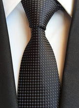 Charger l'image dans la galerie, New Fashion Striped Plaid Men's Tie Red Blue Grey Classic Neck Ties Leisure Business Wedding High Quality 8cm Silk Necktie