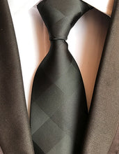 Charger l'image dans la galerie, New Fashion Striped Plaid Men's Tie Red Blue Grey Classic Neck Ties Leisure Business Wedding High Quality 8cm Silk Necktie