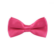 Charger l'image dans la galerie, HUISHI Classic Kid Children Bow Tie Boys Grils Baby Children Bowtie Fashion Solid Color Mint Green Red Black Toddle Pets Cravate