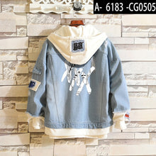 Charger l'image dans la galerie, XXXtentacion Denim Jacket Fake two pieces Coat Hip Hop Harajuku Rapper Singer XXXtentacion Hoodies Men/Women Fashion Streetwear