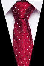Charger l'image dans la galerie, 100% Silk tie skinny 7.5 cm Red floral necktie high fashion plaid ties for men slim cotton cravat neckties Mens gravatas