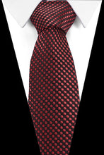 Charger l'image dans la galerie, 100% Silk tie skinny 7.5 cm Red floral necktie high fashion plaid ties for men slim cotton cravat neckties Mens gravatas