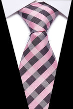 Charger l'image dans la galerie, 100% Silk tie skinny 7.5 cm Red floral necktie high fashion plaid ties for men slim cotton cravat neckties Mens gravatas