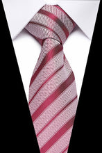 Charger l'image dans la galerie, 100% Silk tie skinny 7.5 cm Red floral necktie high fashion plaid ties for men slim cotton cravat neckties Mens gravatas