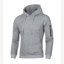 Charger l'image dans la galerie, Hip Hop Zipper Hooded Sweatshirt Men Spring Casual Flag Print Pullover Hoodies Sweatshirts Male Solid Streetswear Red Black