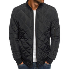 Charger l'image dans la galerie, SHUJIN Slim Warm Coats Spring Winter Men's Lightweight Windproof Packable Warm Jacket Solid Color Jackests Outwear