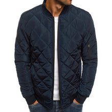Charger l'image dans la galerie, SHUJIN Slim Warm Coats Spring Winter Men's Lightweight Windproof Packable Warm Jacket Solid Color Jackests Outwear