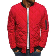 Charger l'image dans la galerie, SHUJIN Slim Warm Coats Spring Winter Men's Lightweight Windproof Packable Warm Jacket Solid Color Jackests Outwear