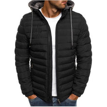 Charger l'image dans la galerie, SHUJIN Slim Warm Coats Spring Winter Men's Lightweight Windproof Packable Warm Jacket Solid Color Jackests Outwear