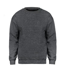 Charger l'image dans la galerie, Solid color Sweatshirt Men Hoodie Crewneck Sweatshirts Winter Autumn Fleece Hoody Casual Gray Blue Red Black White Streetwear
