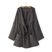 Charger l'image dans la galerie, VISNXGI Spring Autumn Jacket Long Jackets And Coats Female Coat Casual Army Green Bomber Jacket Women Basic Outwear Jackets S-XL