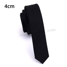 Charger l&#39;image dans la galerie, GUSLESON Quality Casual 4cm Slim Solid Tie Red Yellow Green Ties Handmade Fashion Men Woven Skinny Necktie For Wedding Party
