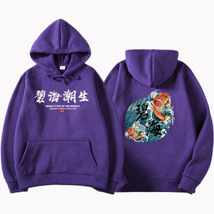 kanye west japanese streetwear Chinese characters Men Hoodies Sweatshirts Fashion Autumn Hip Hop Black Hoodie Erkek sweatshirt