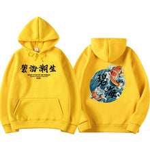 Charger l&#39;image dans la galerie, kanye west japanese streetwear Chinese characters Men Hoodies Sweatshirts Fashion Autumn Hip Hop Black Hoodie Erkek sweatshirt
