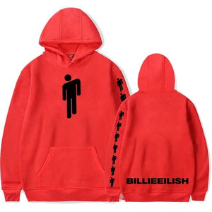 Billie Eilish hoodies women men streetwear girl red clothes harajuku shirt beanies new sweatshirts Top hat bad guy