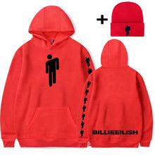 Charger l&#39;image dans la galerie, Billie Eilish hoodies women men streetwear girl red clothes harajuku shirt beanies new sweatshirts Top hat bad guy
