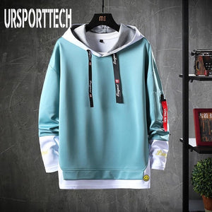 Spring Autumn Men Hoodies Sweatshirts Men Solid Fleece Streetwear Pullover Hoodie Men/Women Casual Hooded Sweatshirt Hip Hop