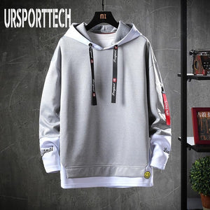 Spring Autumn Men Hoodies Sweatshirts Men Solid Fleece Streetwear Pullover Hoodie Men/Women Casual Hooded Sweatshirt Hip Hop