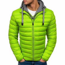 Charger l&#39;image dans la galerie, SHUJIN Slim Warm Coats Spring Winter Men&#39;s Lightweight Windproof Packable Warm Jacket Solid Color Jackests Outwear
