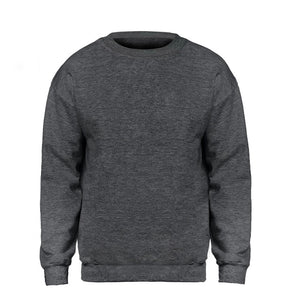 Solid color Sweatshirt Men Hoodie Crewneck Sweatshirts Winter Autumn Fleece Hoody Casual Gray Blue Red Black White Streetwear