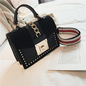 Luxury Handbags Women Bags Designer Rivet crossbody bags for women Fashion Small Messenger Shoulder bag ladies Hand Bag Red