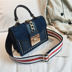 Luxury Handbags Women Bags Designer Rivet crossbody bags for women Fashion Small Messenger Shoulder bag ladies Hand Bag Red