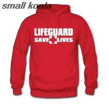 Charger l&#39;image dans la galerie, 3 Side Print Lifeguard  man Hoodie Sweatshirt Red Life Guard New Unisex S-2XL
